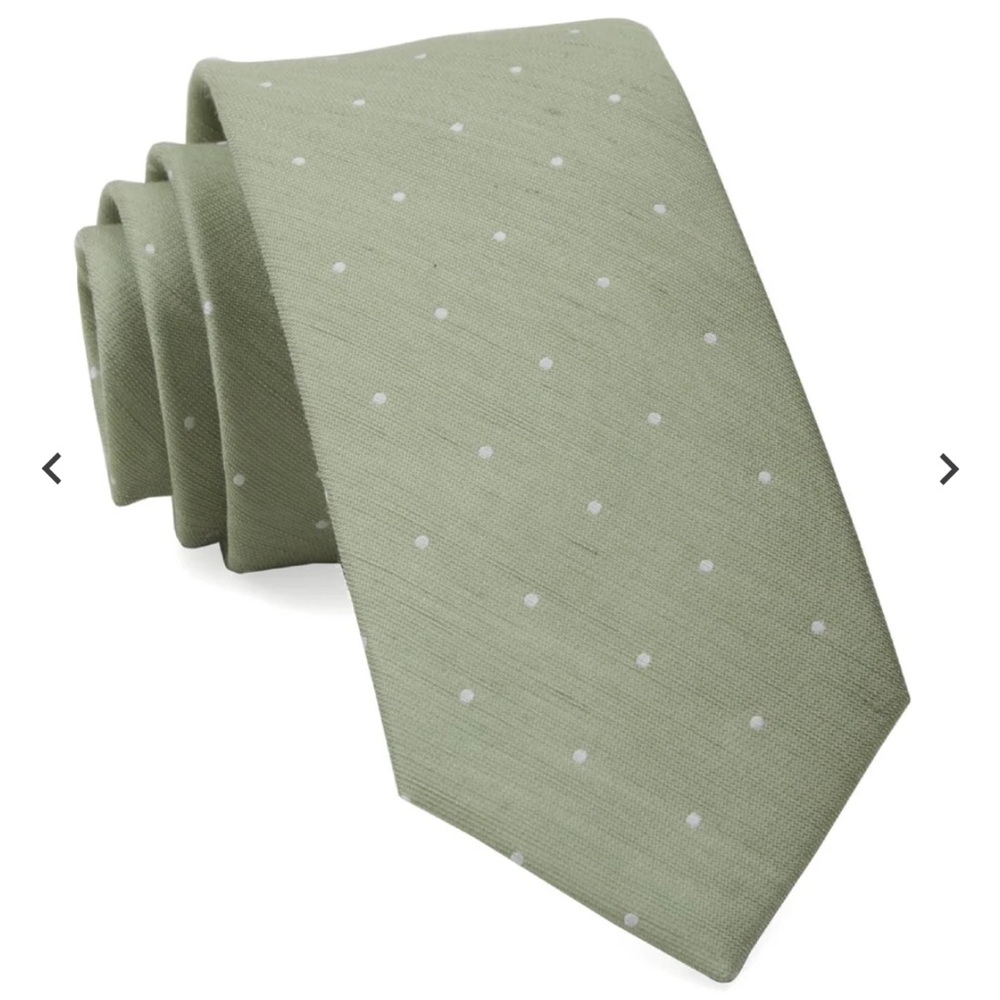 Green Polka Dot Neck Ties & Bow Tie from TheTieBar